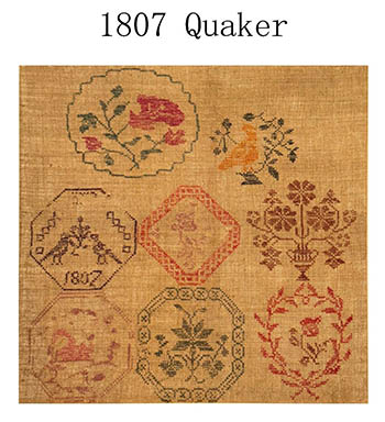1807 Quaker - Cross Stitch Pattern