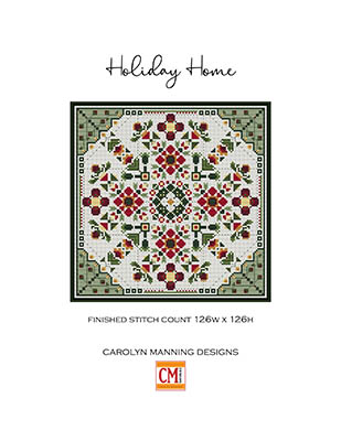 Holiday Home - Christmas Cross Stitch Pattern