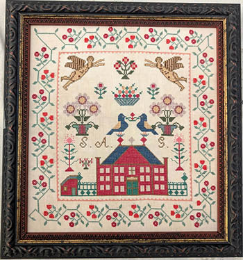 S.A.G.'s Red Manor - Cross Stitch Pattern