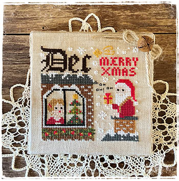 Dec Twelve Months Of Christmas - Cross Stitch Pattern