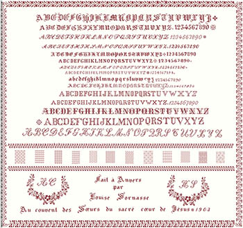 Louise Sornasse 1903 - Cross Stitch Pattern