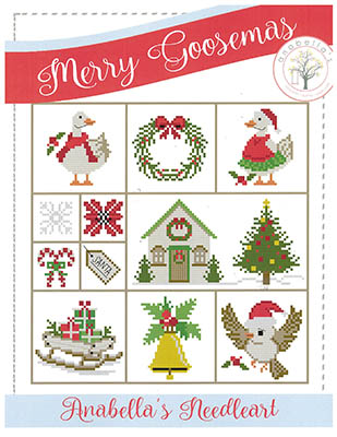 Merry Goosemas - Christmas Cross Stitch Pattern