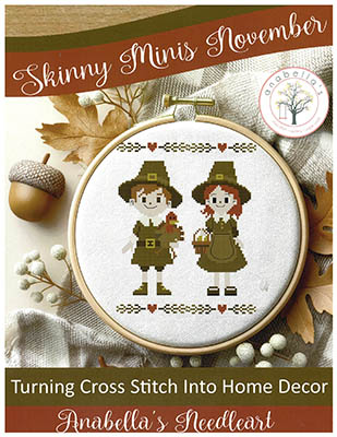 Skinny Minis November - Thanksgiving Cross Stitch Pattern