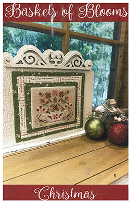 Basket Of Blooms Christmas - Cross Stitch Pattern