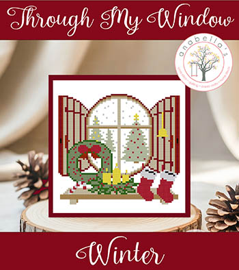 Through My Window Winter - Christmas Cross Stitch Pattern