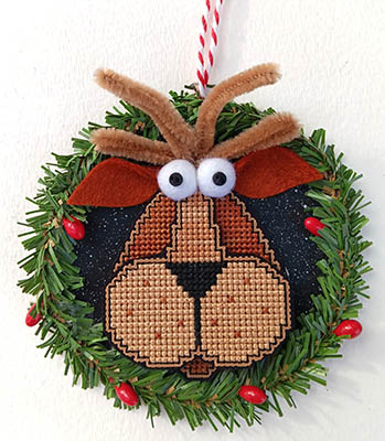 Run Run Reindeer - Christmas Cross Stitch Pattern