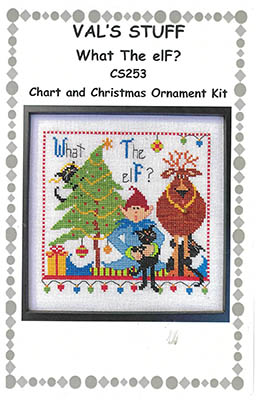 What The Elf? - Christmas Cross Stitch Pattern