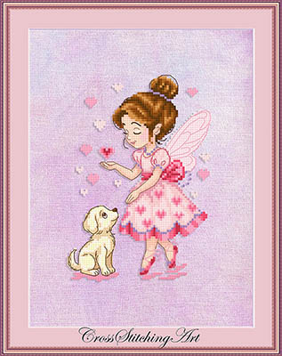 Cherisse - Valentine Cross Stitch Pattern