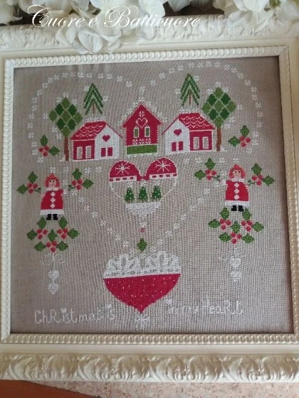 Cuor Di Natale - Christmas Cross Stitch Pattern