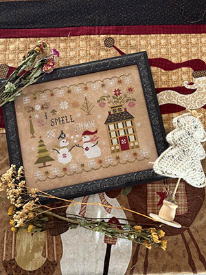 I Smell Snow - Christmas Cross Stitch Pattern