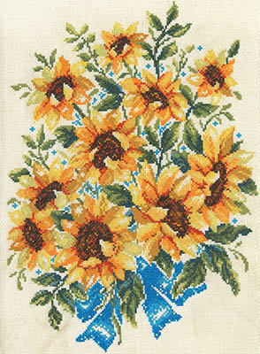 Sunflower Bouquet - Cross Stitch Pattern