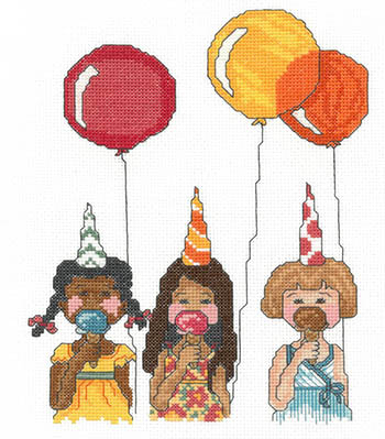 Ice Cream Girls - Cross Stitch Pattern