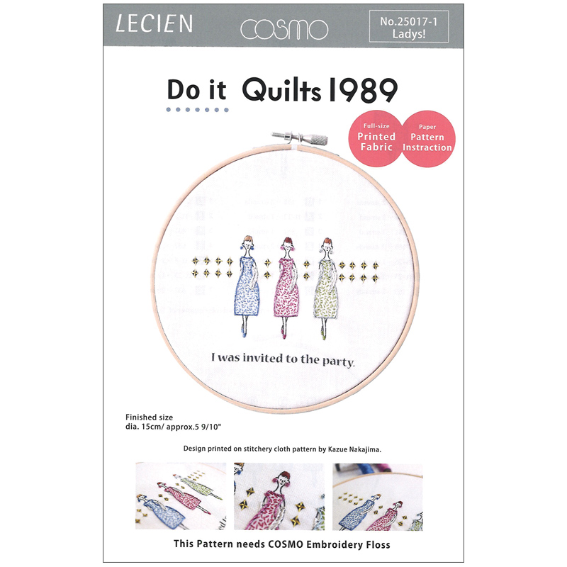 Do It Quilts 1989 - Ladys! - Embroidery Pattern