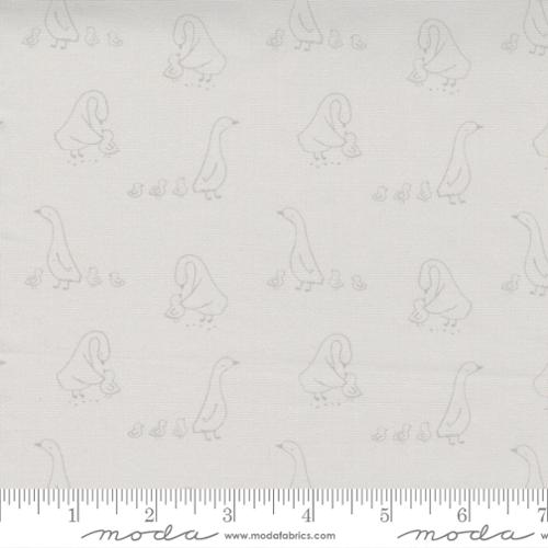 Little Ducklings Warm Grey - Duck Walk - Quilt Fabric