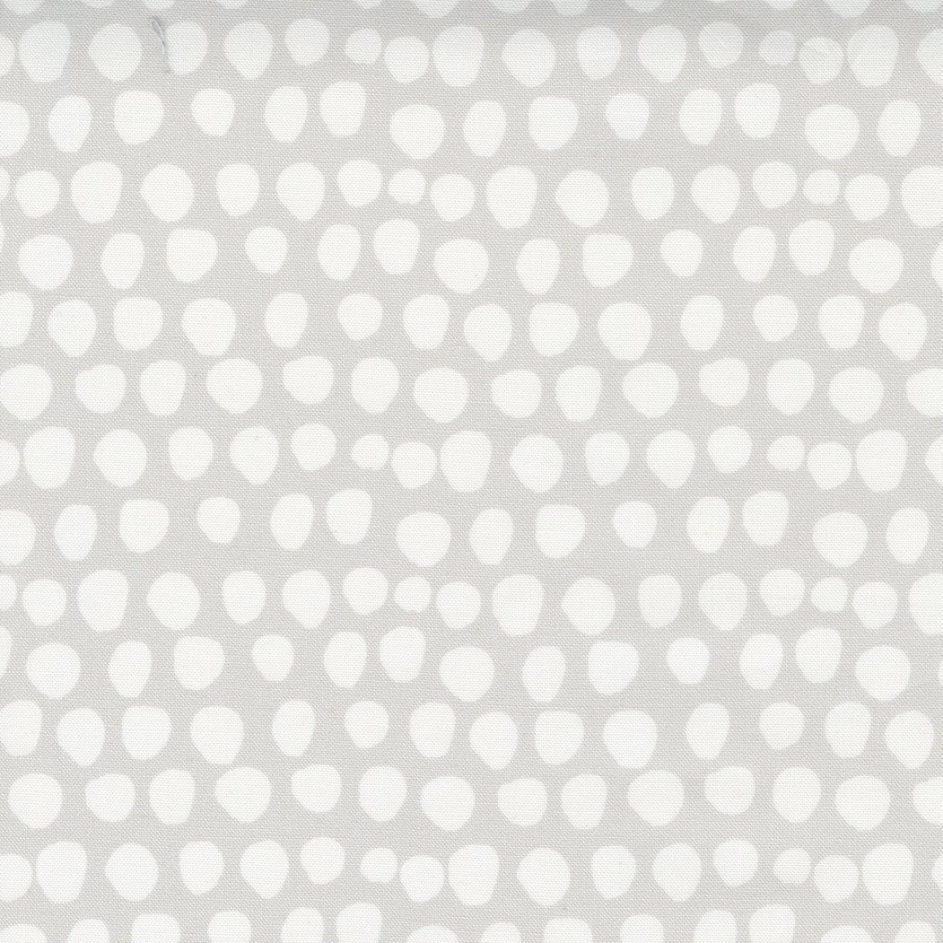 Little Ducklings Warm Grey - Egg Spot Baby Dot - Fabric