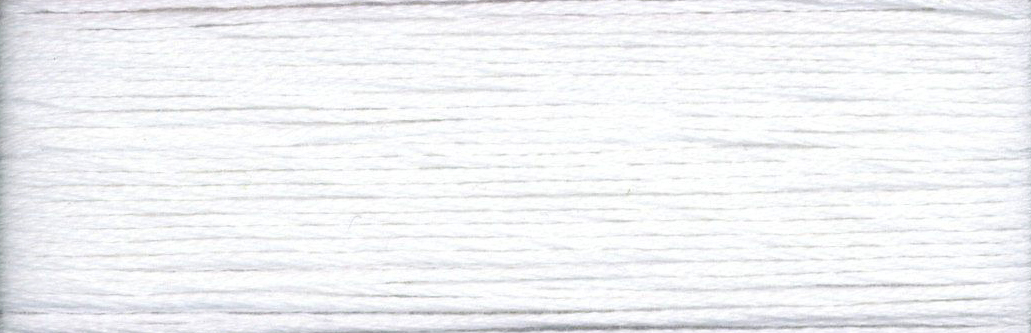 Medium Vivid White 500 - Cosmo Cotton Embroidery Floss 8m