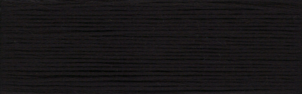 Black 600 - Cosmo Cotton Embroidery Floss 8m