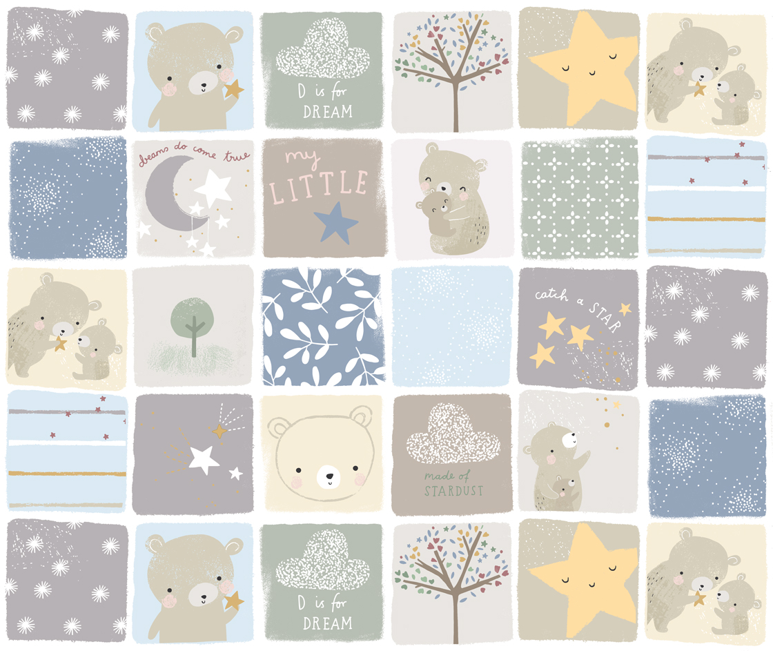 D Is For Dream Multi - Quilt Fabric