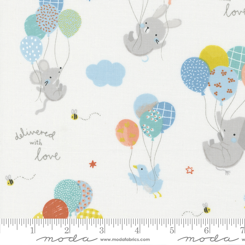 Delivered With Love Cloud - Special Delivery - Quilt Fabric
