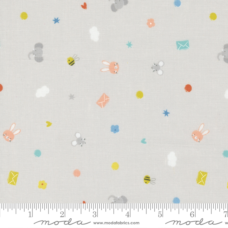 Delivered With Love Grey - Littles Baby Blender - Fabric