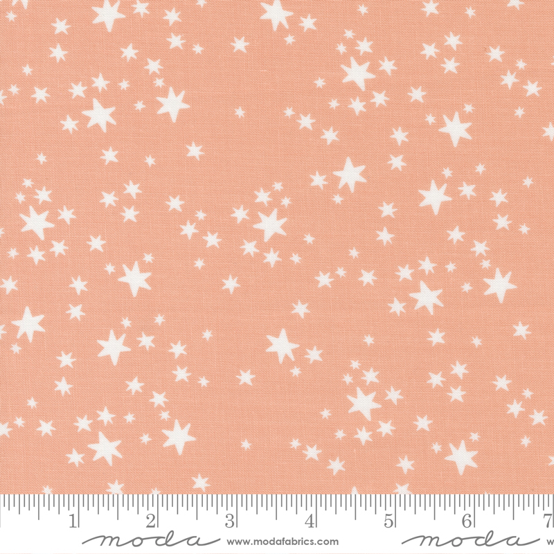 Delivered With Love Peachy - Starry Dreams- - Quilt Fabric