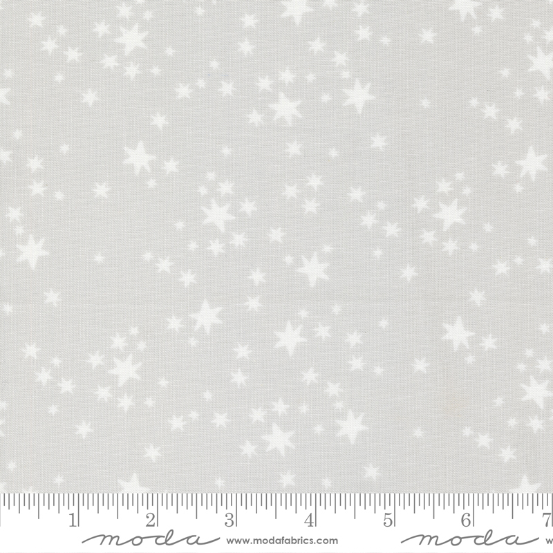 Delivered With Love Grey - Starry Dreams- - Quilt Fabric