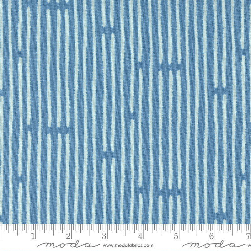 Delivered With Love Blue - Rainbow - Quilt Fabric