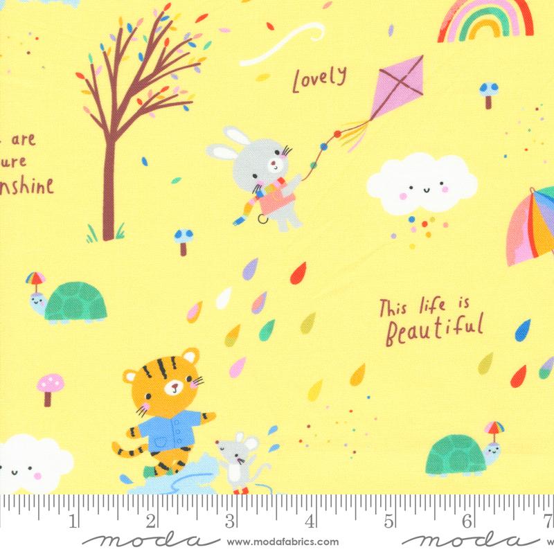 Whatever The Weather Friends - Sunshine - Quilt Fabric