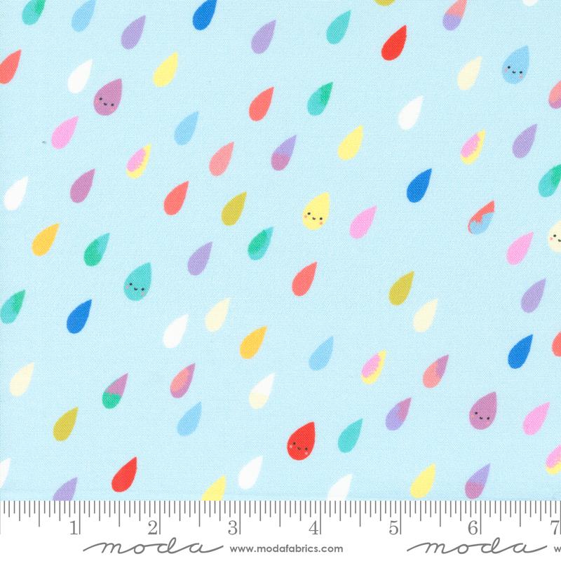 Whatever The Weather Raindrops - Rain - Quilt Fabric