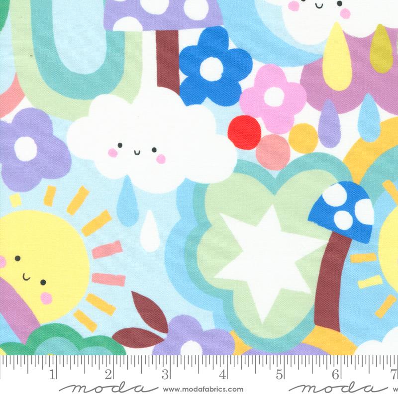 Whatever The Weather Garden - Rainbow - Quilt Fabric
