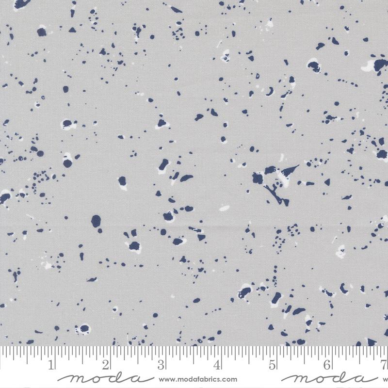 For My Boys Henry Speckle Silver - Quilt Fabric
