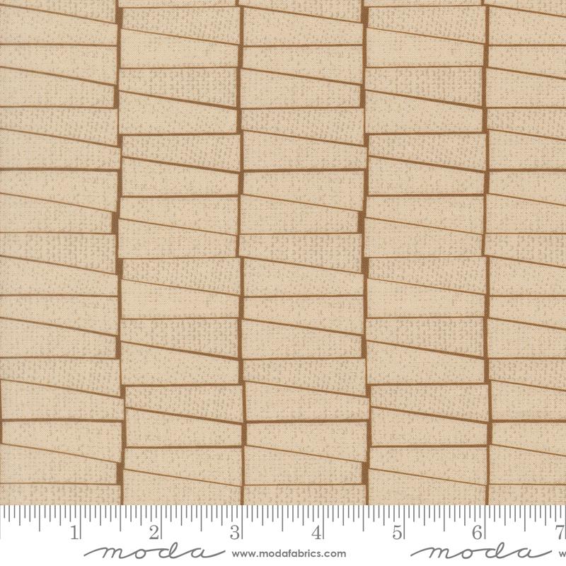 Imprint Stacked Umber - Quilt Fabric