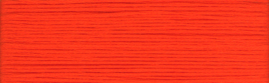 Vivid Orange 758 - Cosmo Cotton Embroidery Floss 8m