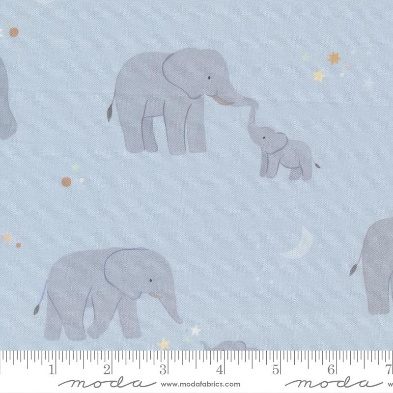 To The Moon And Back Sky - Quilt Fabric