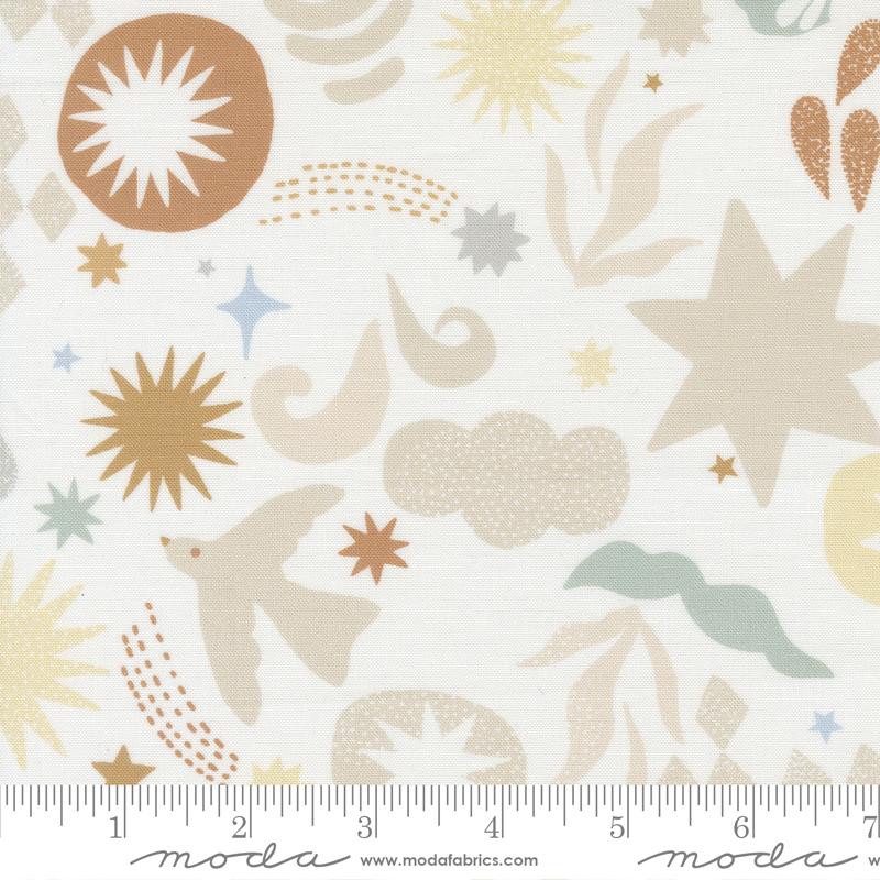 To The Moon And Back Novelty Dove - Quilt Fabric