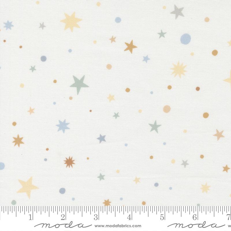 To The Moon And Back Stars Dove - Quilt Fabric