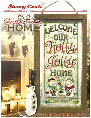 Holly Jolly Home - Christmas Cross Stitch Pattern
