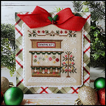 Christmas Market - Ornament Stand - Cross Stitch Pattern