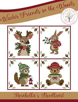 Winter Friends In The Woods - Cross Stitch Pattern