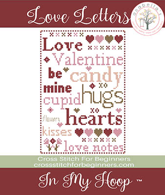 Love Letters - Valentine Cross Stitch Pattern