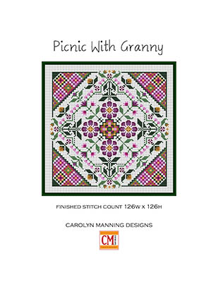 Picnic With Granny - Cross Stitch Pattern