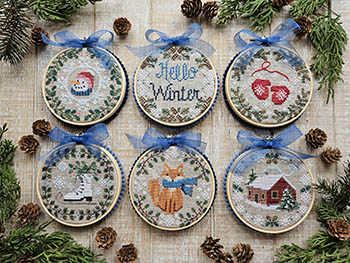 Winter Mini-Rounds - Cross Stitch Pattern