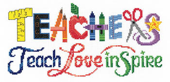Teachers Inspire - Cross Stitch Pattern 