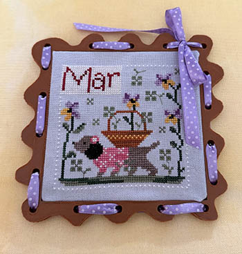 March - 12 Months - Cross Stitch Pattern 