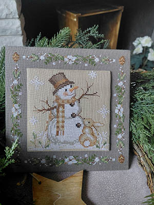 Il Bosco D'Inverno - Snowman -  Cross Stitch Pattern