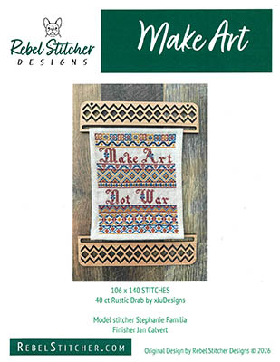Make Art - Cross Stitch Pattern