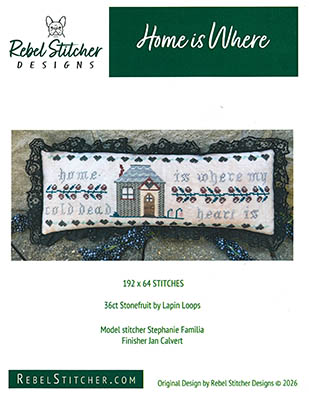 Home Is Where - Halloween Cross Stitch Pattern