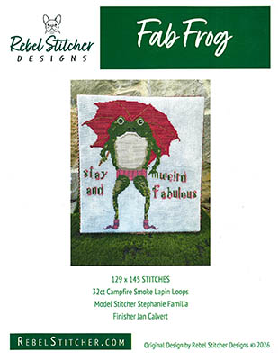 Fab Frog - Cross Stitch Pattern