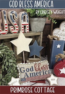 God Bless America - Patriotic Cross Stitch Pattern