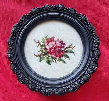 Heritage Red Rose - Cross Stitch Pattern  
